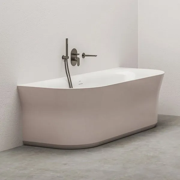 Ванна YPSILON W 178x86 белая пристенная (черный слив)