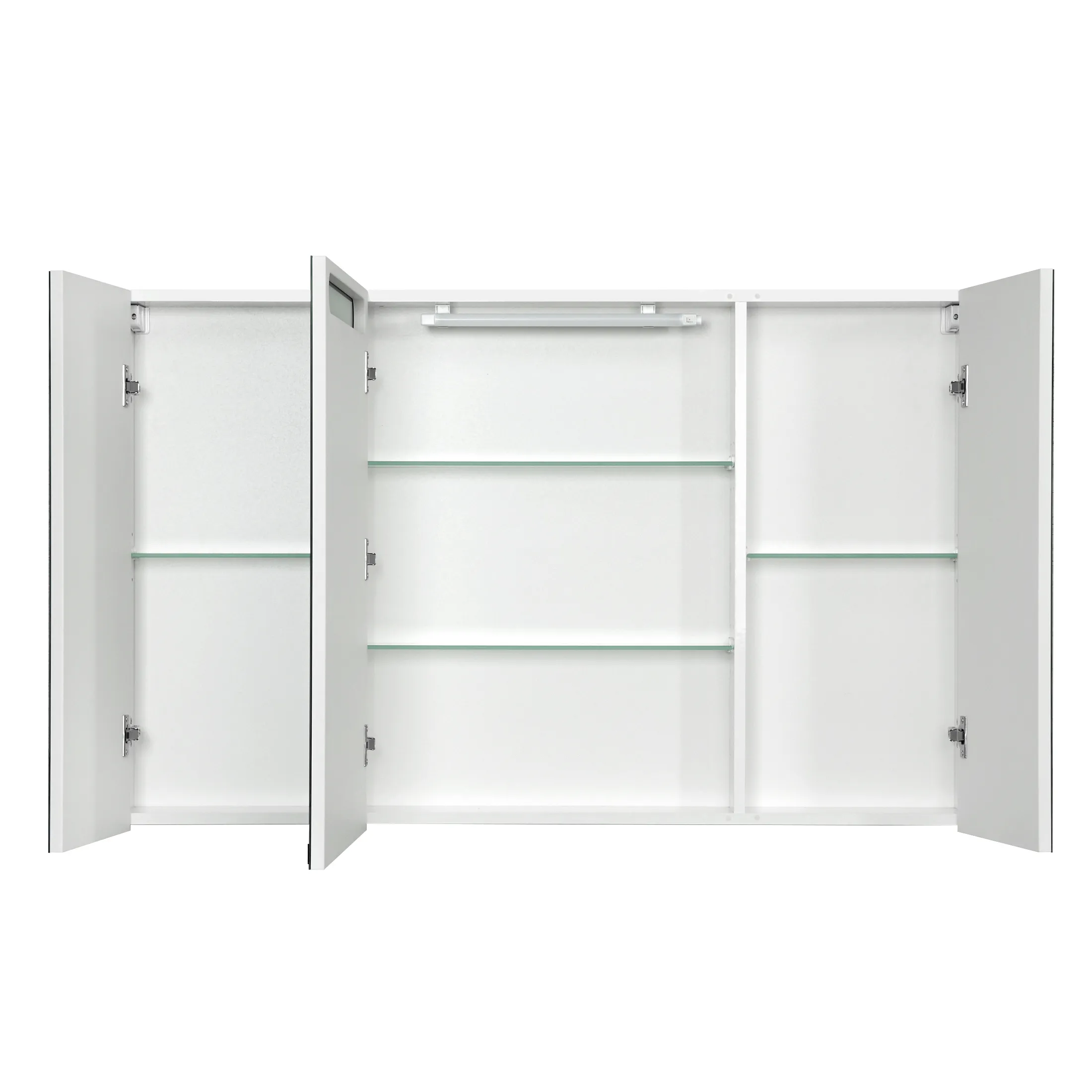 Зеркальный шкаф AQUATON Мадрид 120 со светильником белый 1A113402MA010