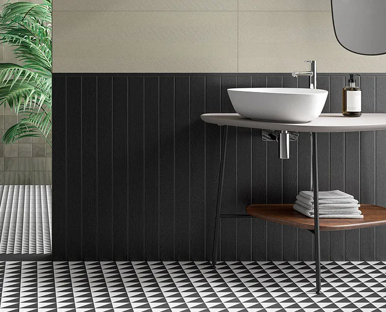 62571 Plural Столешница-консоль  100 см под раковину цвет матовый белый левая VITRA