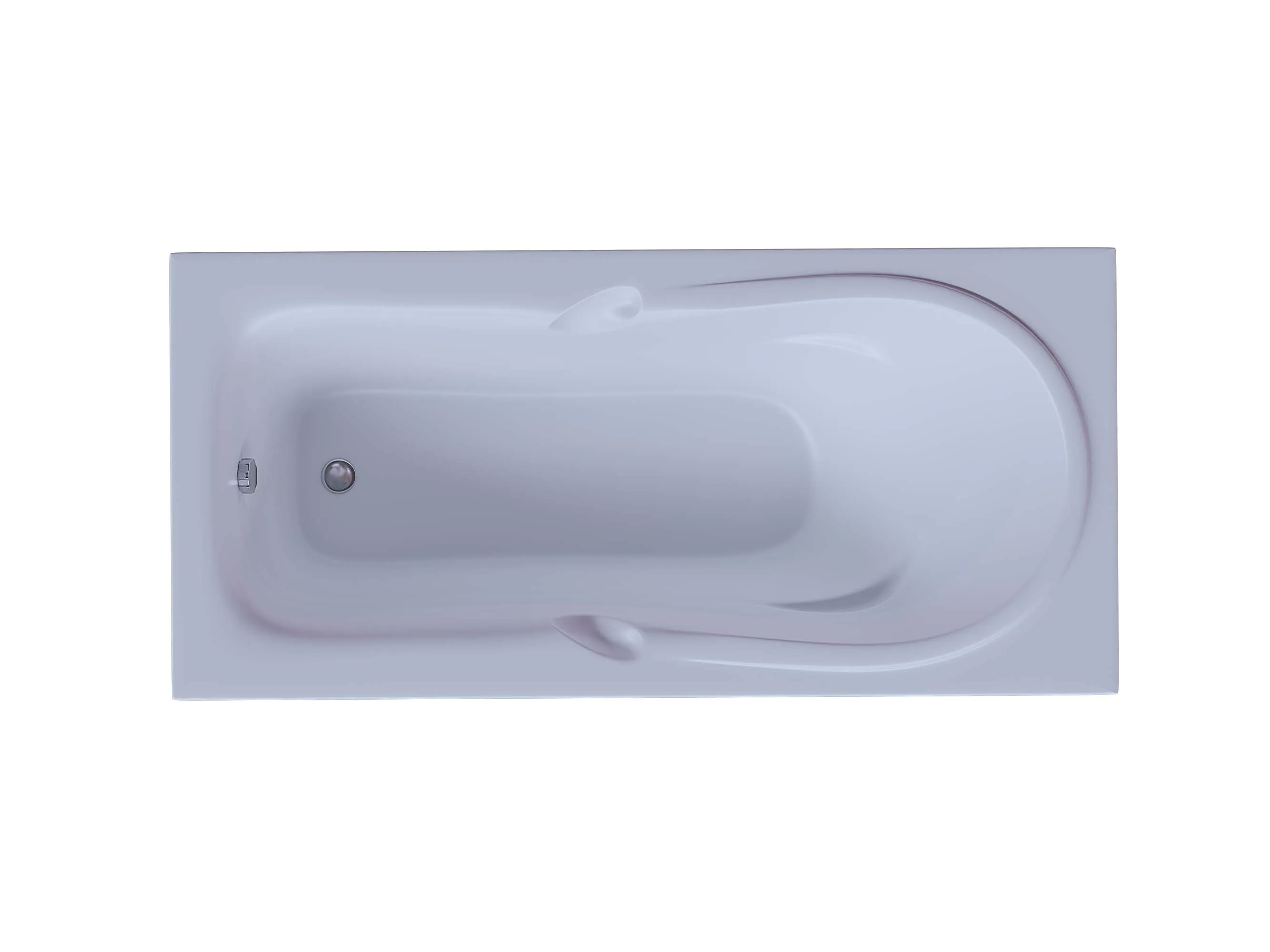 Акриловая ванна Aquatek Леда 170x80 прямоугольная, слив слева, с каркасом и экраном, без гидромассажа