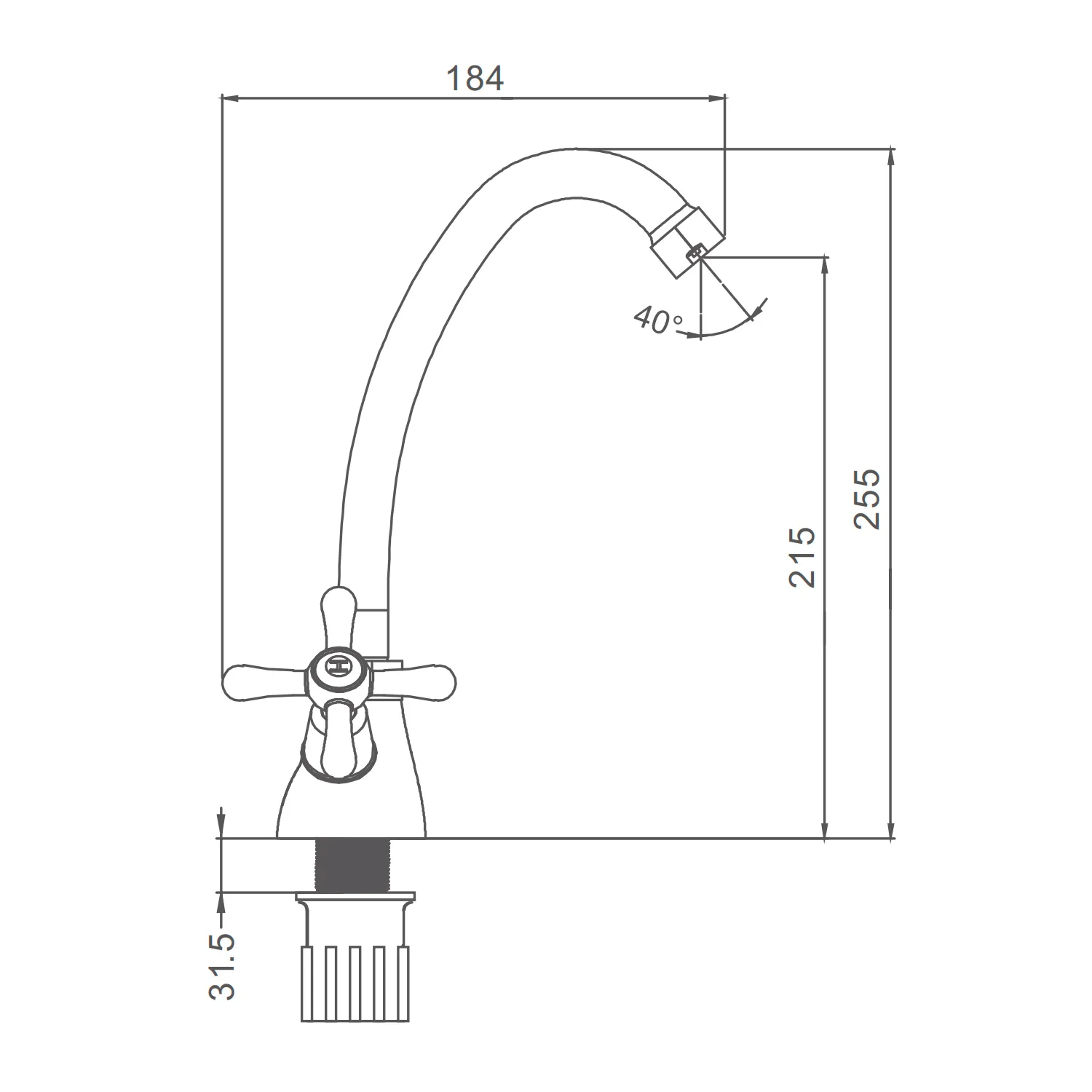 Смеситель Prohanss для кухни P10.41
