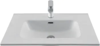 Раковина Aquanet Flat 70 белая матовая