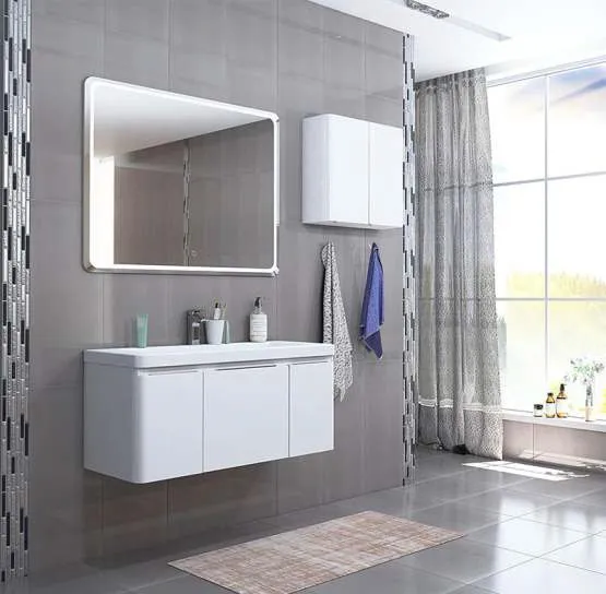 Зеркало AQUATON Шерилл 105 подсветка, сенсорный выключатель () 1A206402SH010