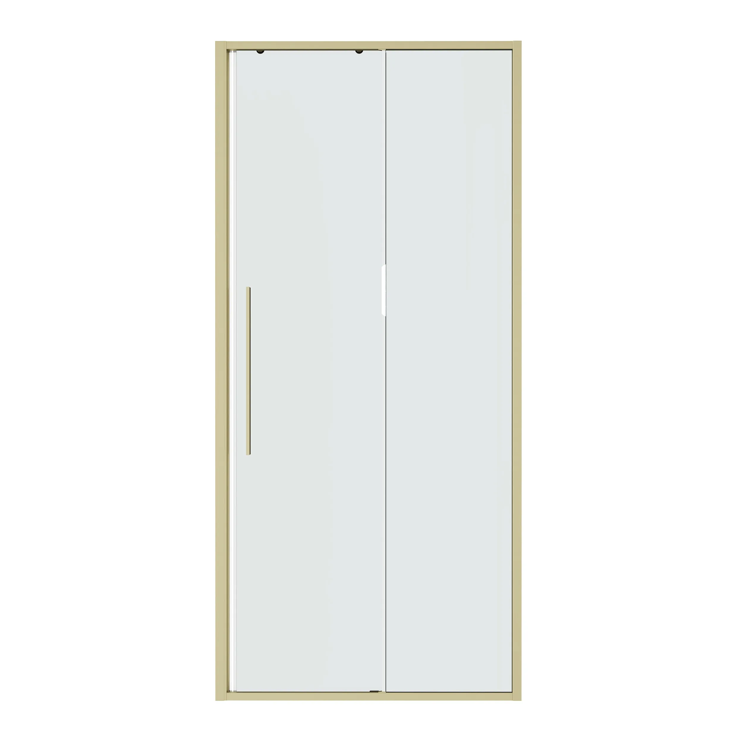 Дверь в нишу Niagara Nova (100х195) раздвижная,золото сатин,стекло прозрачное,1 место NG-44-10ASG 