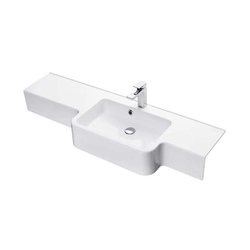 Раковина AQUATON Hotel B 129 правая белая 1A709931PI01P