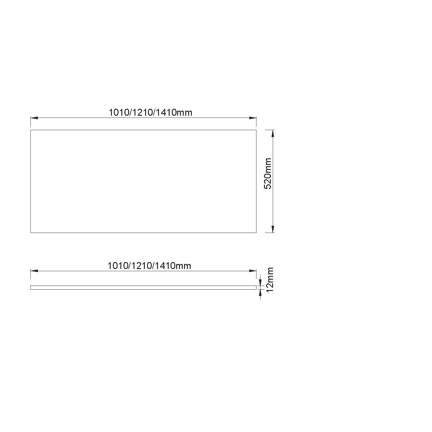 Столешница прямая QUATRO 100 CASHMERE