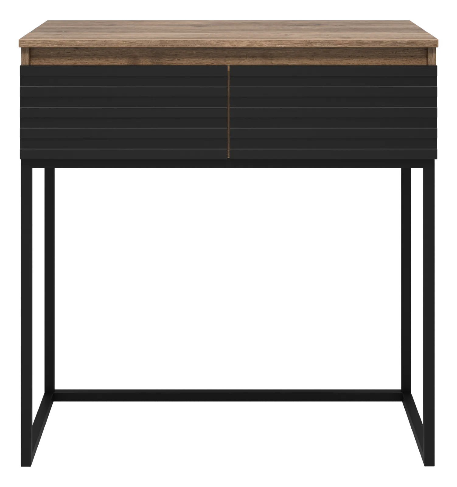 DAKOTA - 80 Консоль напольная 2 ящ. (ДСП (Дуб Гал. Черный кварц)