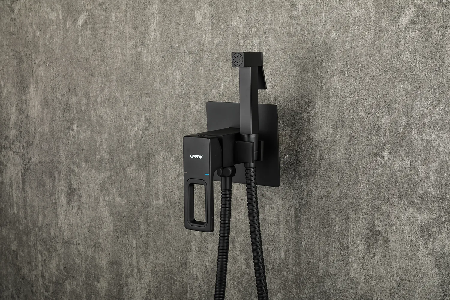 Встраиваемый гигиенический душ чёрный GAPPO G7217-6