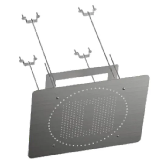 Потолочный тропический душ 590*480мм(нерж) 2-режима RAGLO R452.03.09