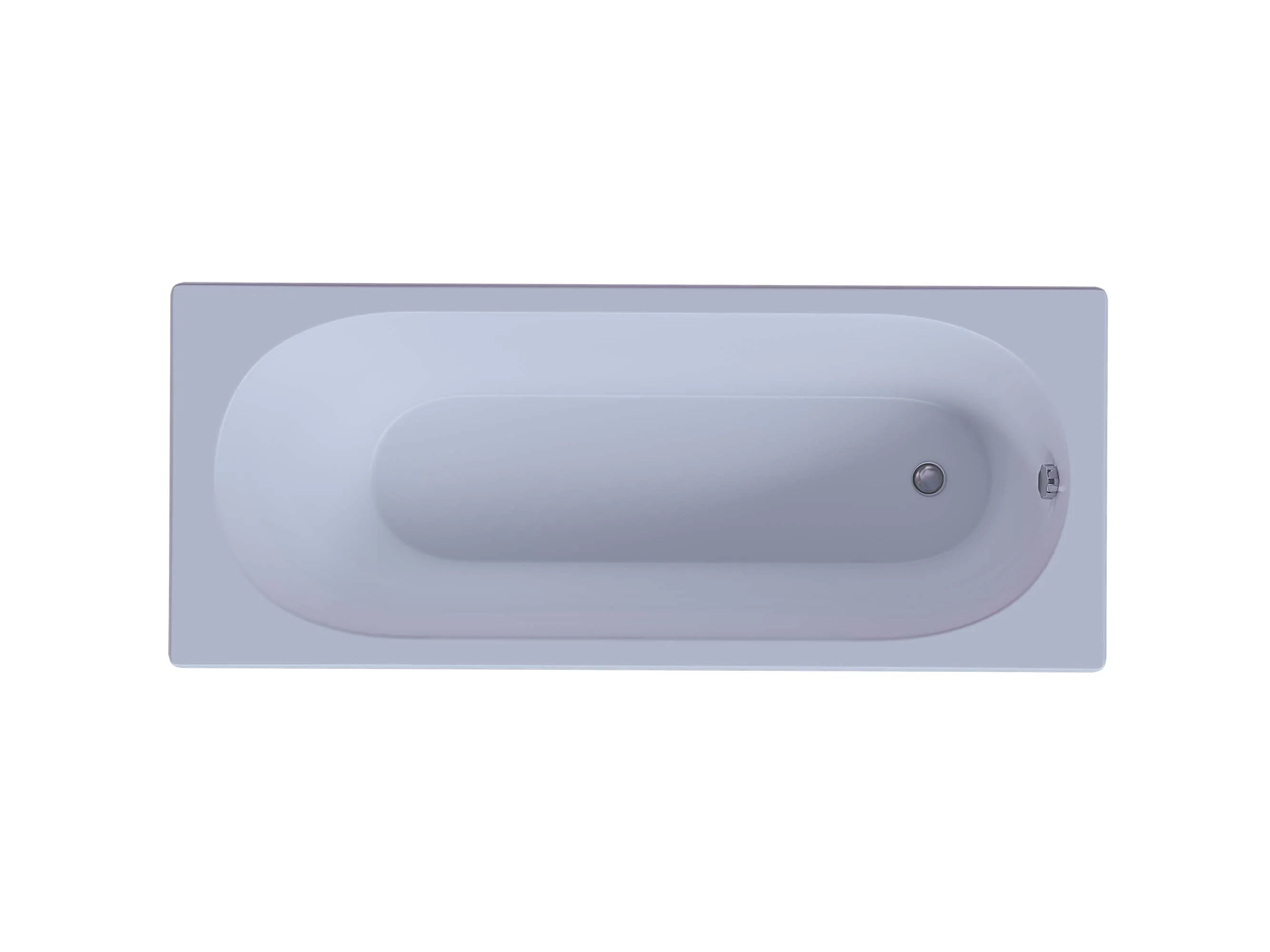 Акриловая ванна Aquatek Оберон 180x80 прямоугольная, слив справа, с каркасом и экраном, без гидромассажа