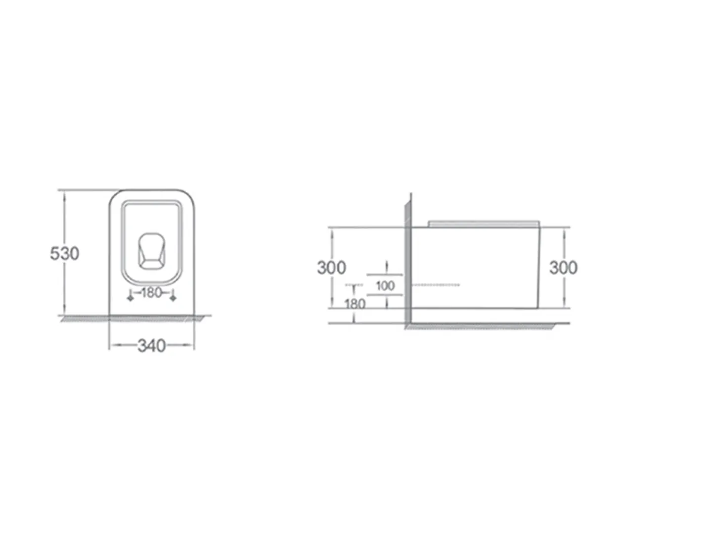 Унитаз подвесной с функцией биде, Mane Черный матовый c крышкой