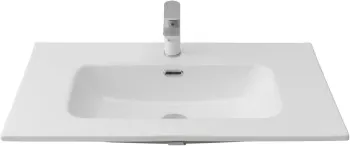 Раковина Aquanet Flat 80 белая матовая