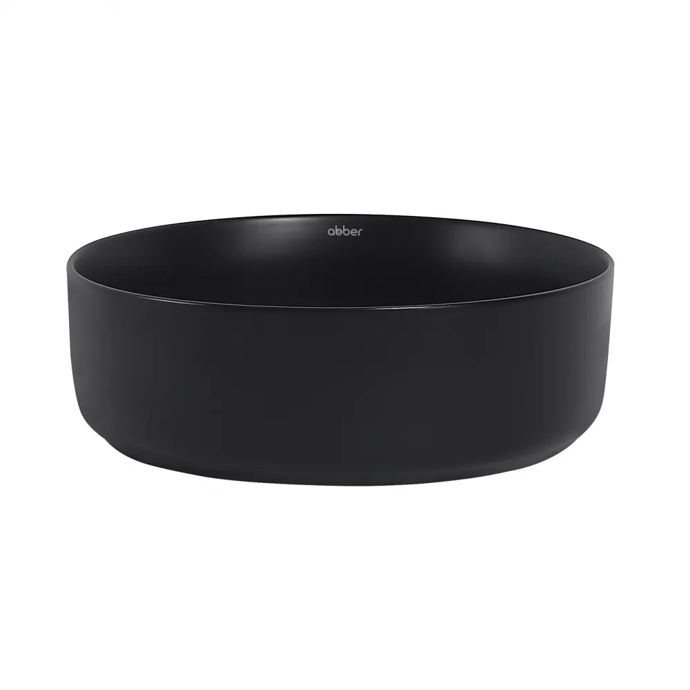 Раковина накладная ABBER Bequem AC2108MB черная матовая в магазинах СантехГид