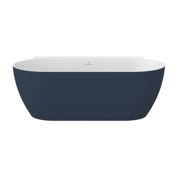 Ванна FREEDOM W II TEC пристенная 1700 x 870 СИНЯЯ (слив-перелив - БЕЛЫЙ)