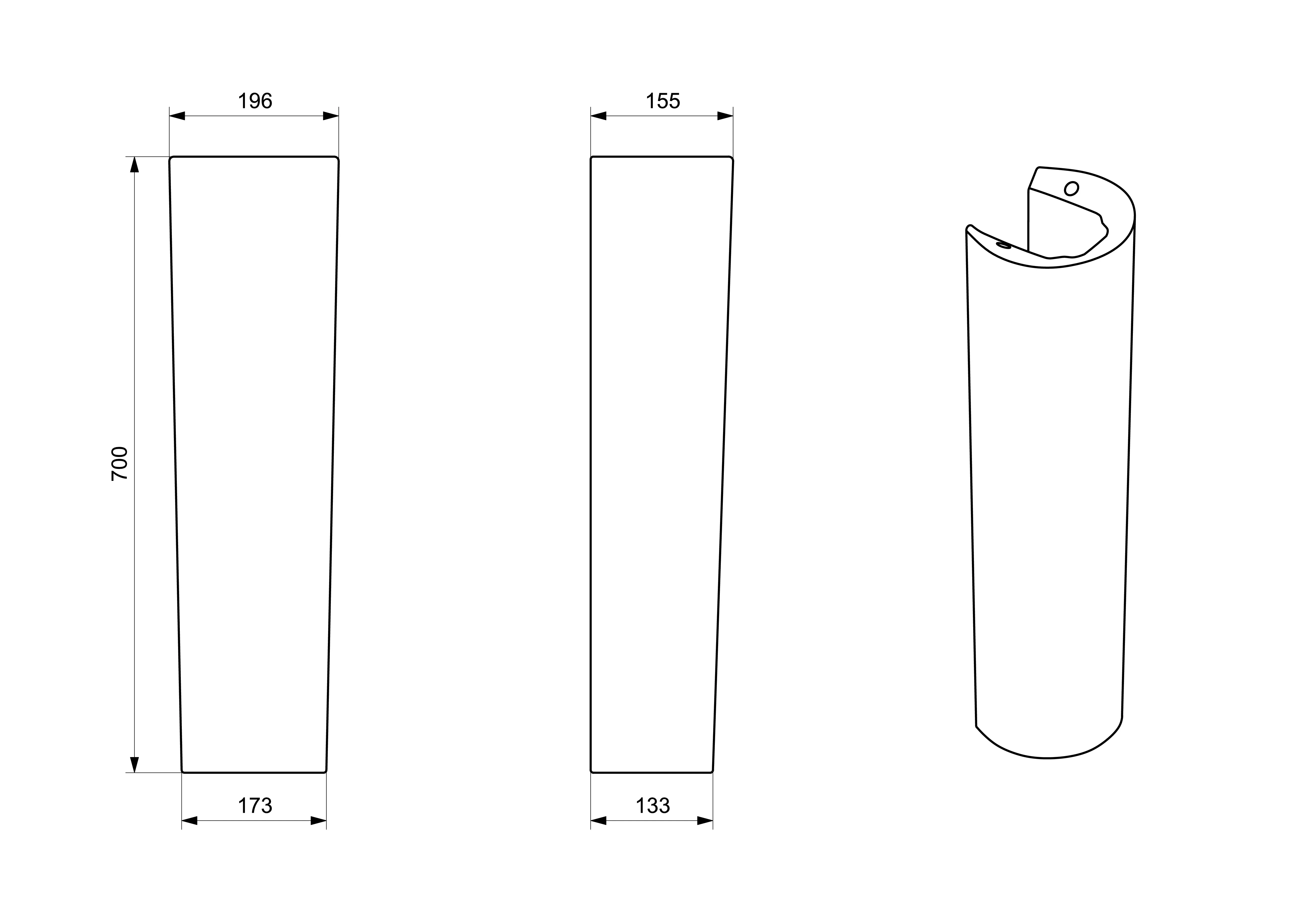 Пьедестал Santek для раковины Бореаль (БСК) 1WH110591 в магазинах СантехГид
