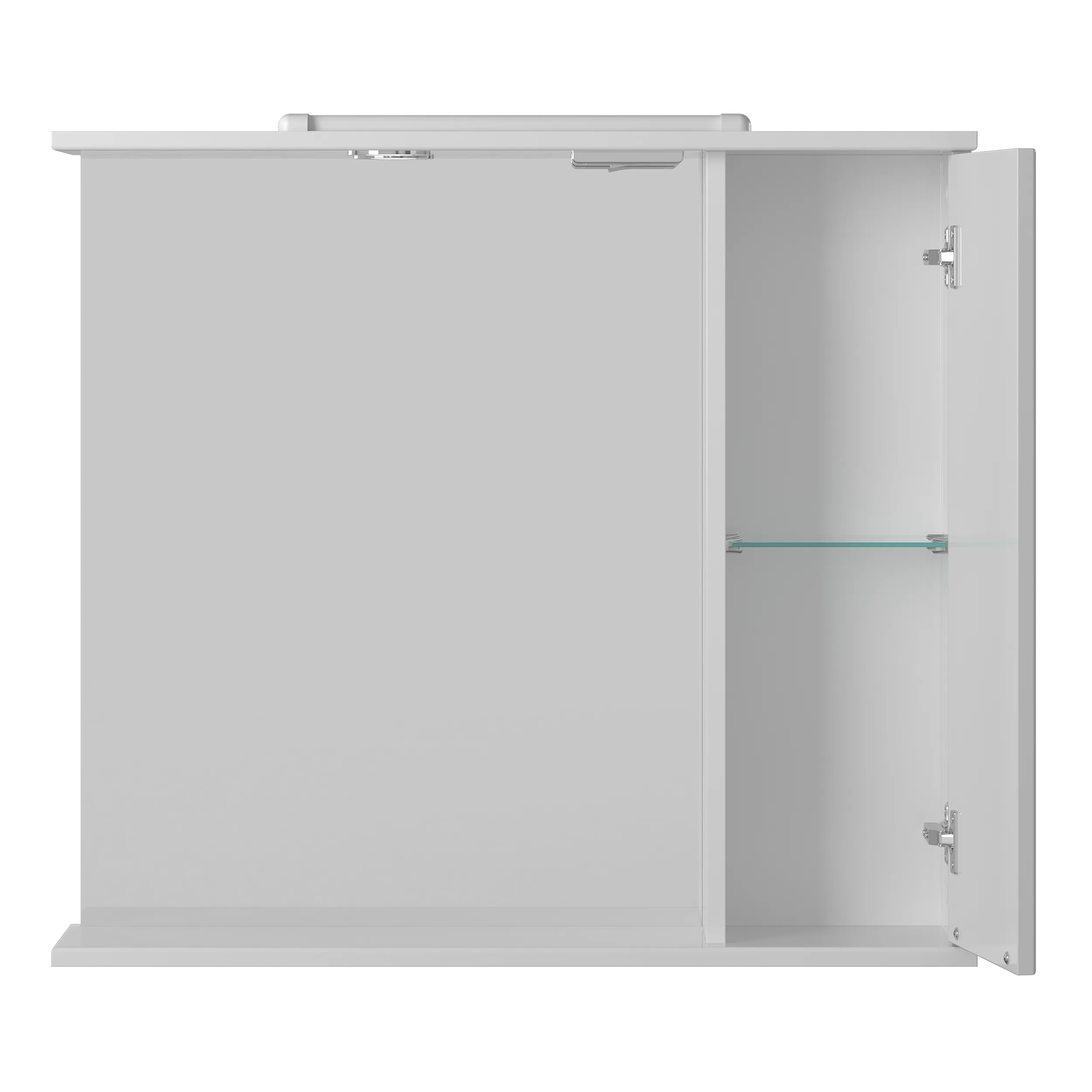 Зеркальный шкаф Briz Бриз 
правый 75 см, белый глянец