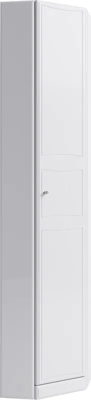 напольный угловой пенал универсальный левый/правыйс полочками