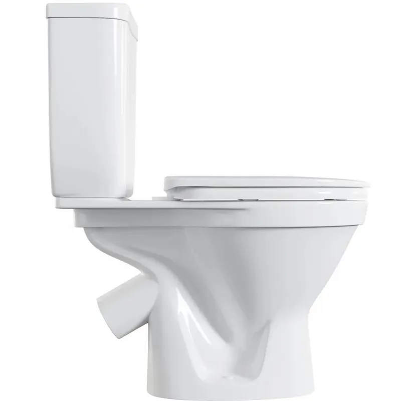 Унитаз Norm Blanc сид. термопла. с микрол., мех.смыв. 3/6 л, вып. под углом 45 VITRA 9837B099-7201