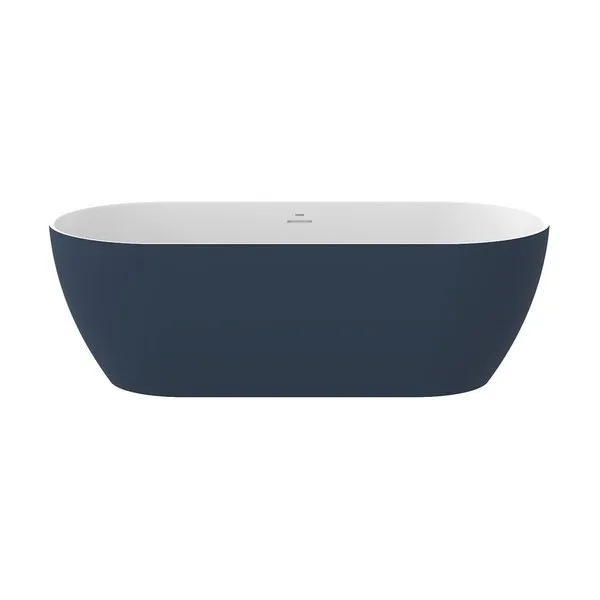 Ванна FREEDOM O TEC отдельностоящая 1700 х 770 СИНЯЯ (слив-перелив - БЕЛЫЙ)