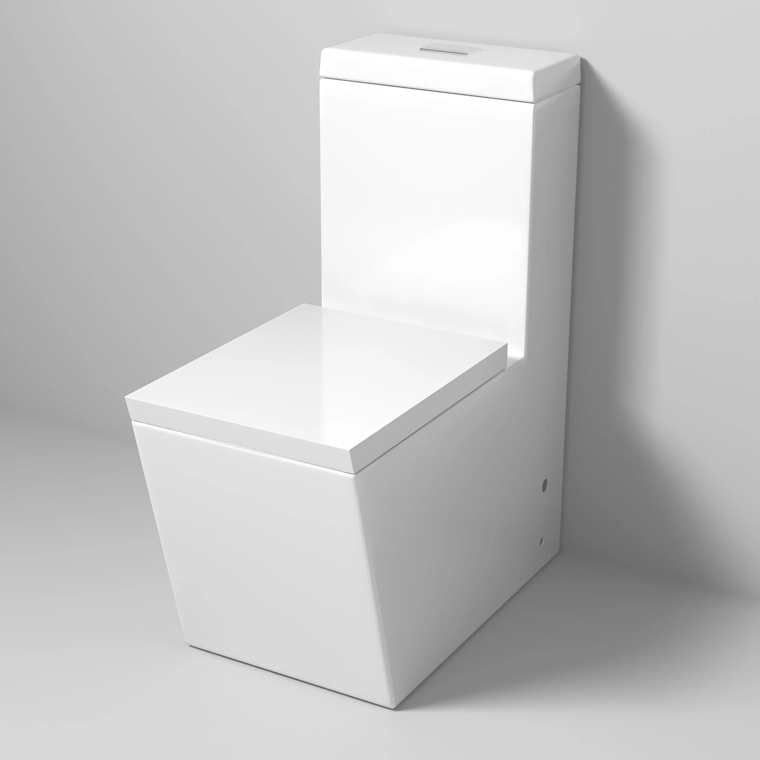 Унитаз напольный Grossman Cristal (670х350х825) белый,моноблок с толстой крышкой,микролифт, GR-4493