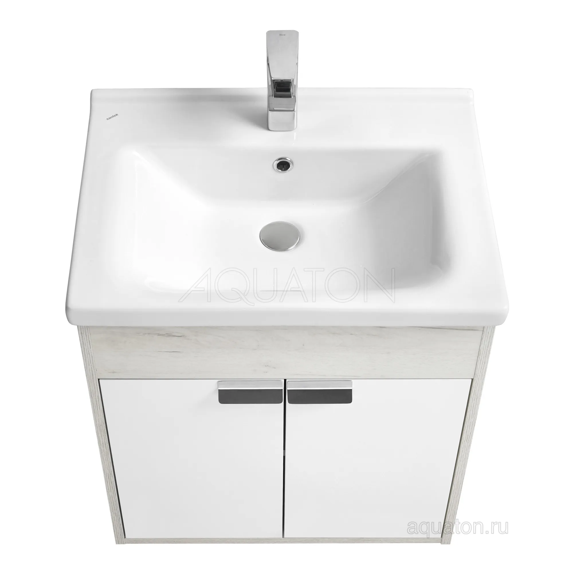 Тумба под раковину AQUATON подвесная, дуб крафт () 1A237301FAX10
