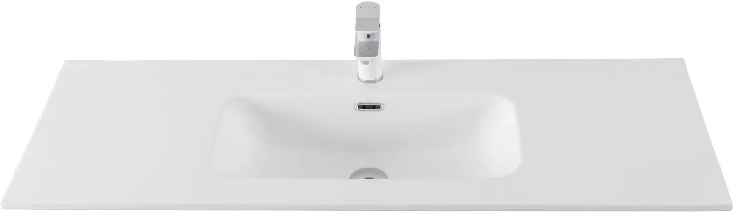 Раковина Aquanet Flat 120 белая матовая