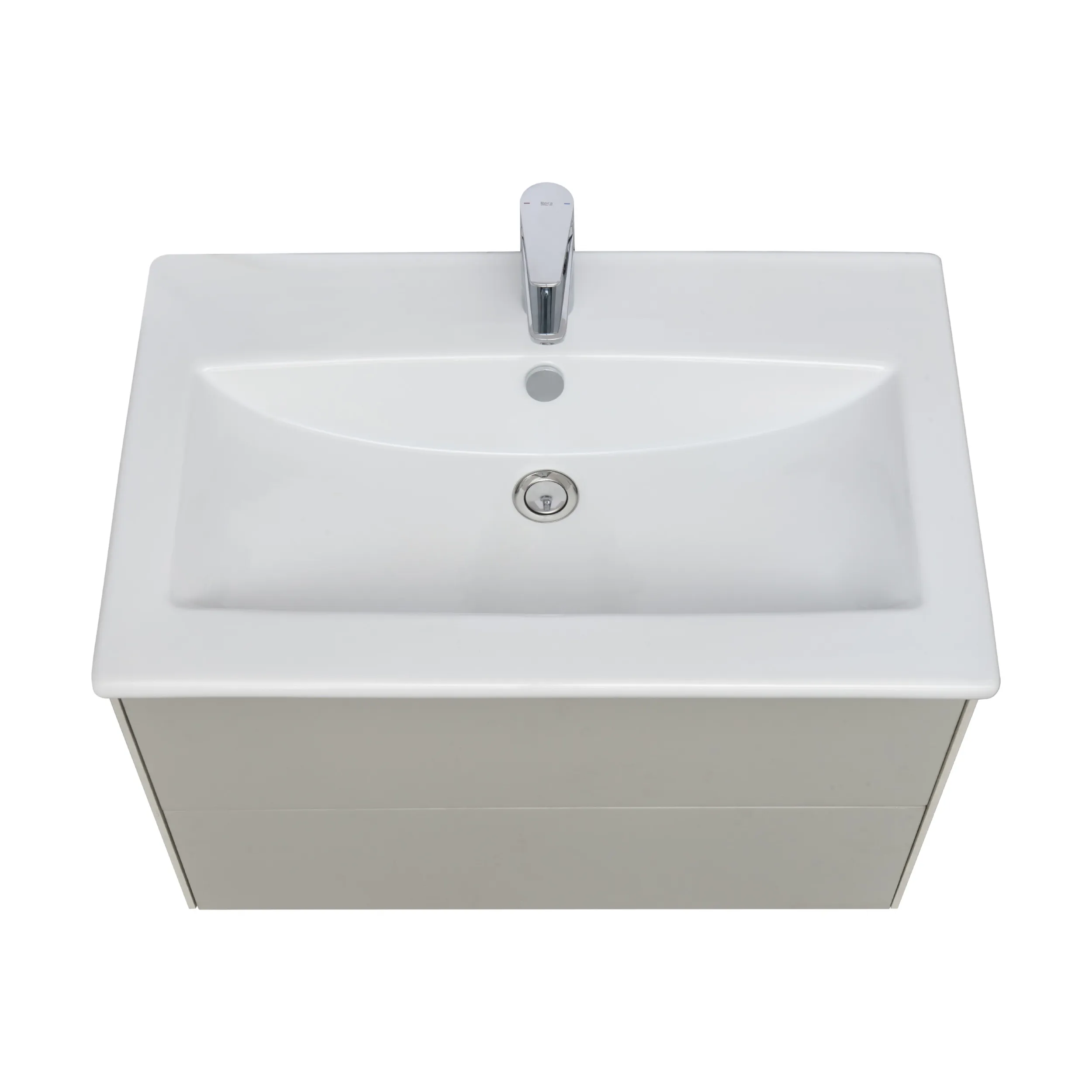 Тумба под раковину AQUATON Сохо 75 cлэйт, галька серая 1A258101AJ9A0