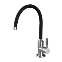 Смеситель для кухни с гибким изливом сатин GAPPO G1052-95