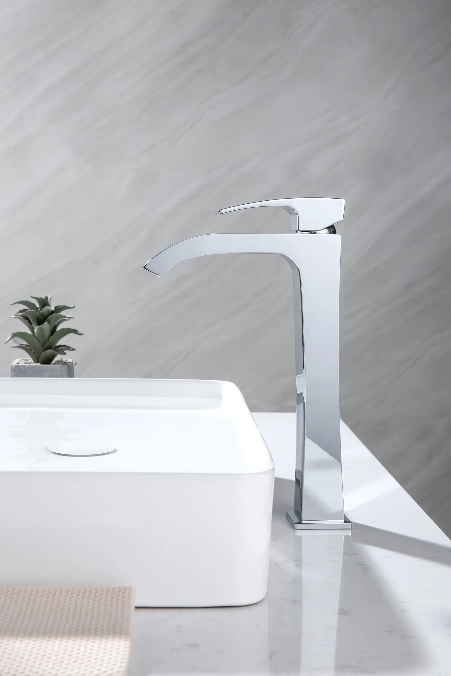 Смеситель для раковины высокий хром GAPPO G1007-81