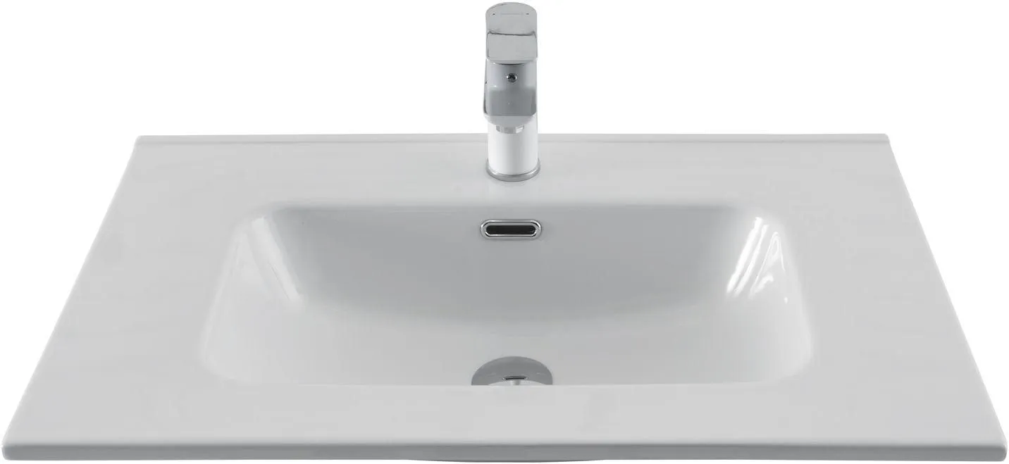 Раковина Aquanet Flat 70 белая в магазинах СантехГид