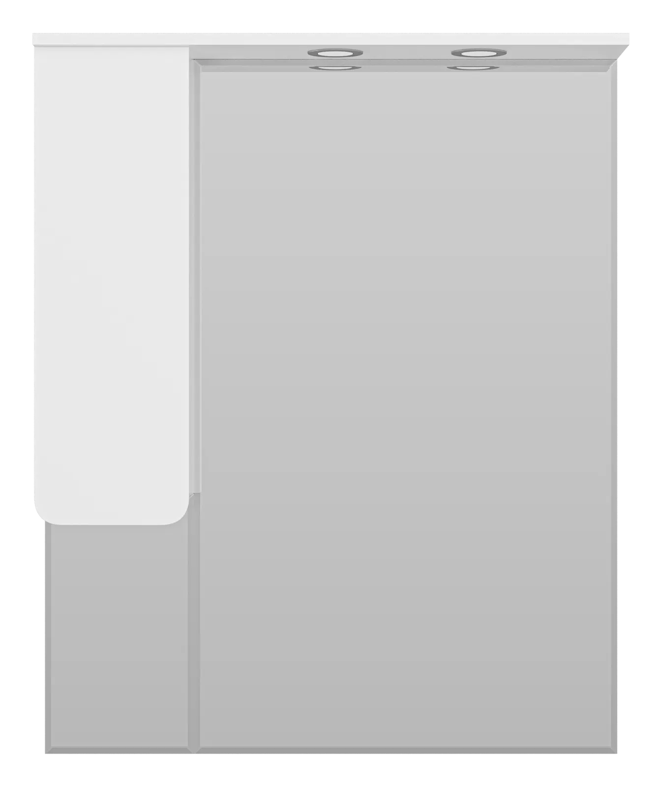 Зеркальный шкаф Misty Чегет 85 левый