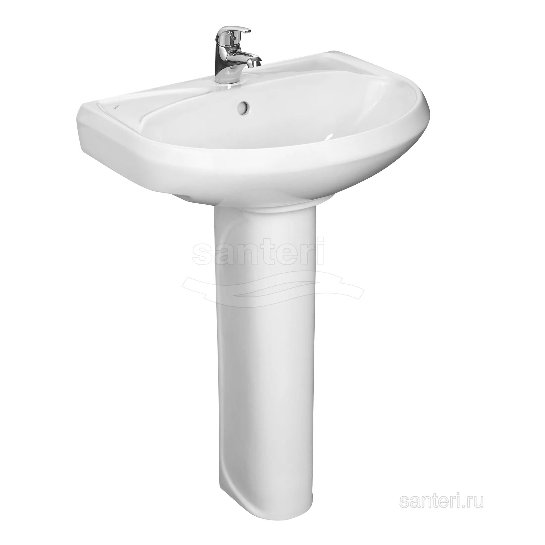 Пьедестал Вест/Лотос б/к Santeri 1.3601.8.S00.00B.0 в магазинах СантехГид
