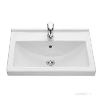 Раковина Santeri Визит 55 с переливом 1.3115.3.S00.11B.0 в магазинах СантехГид