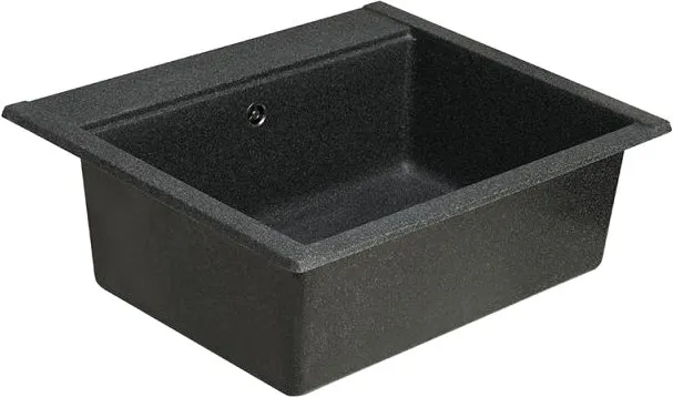 Кухонная мойка AQUATON Делия 60, графит () 1A715232LD210