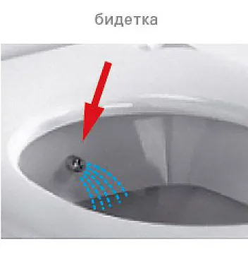 Унитаз подвесной безободковый Rim-Ex с бидеткой Vitra S50 