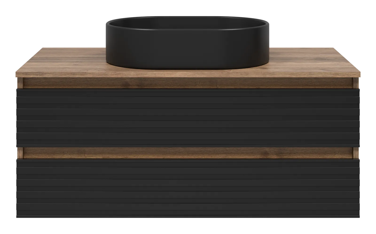 DAKOTA -Тумба 100 см подвесная 2 ящ. + раковина