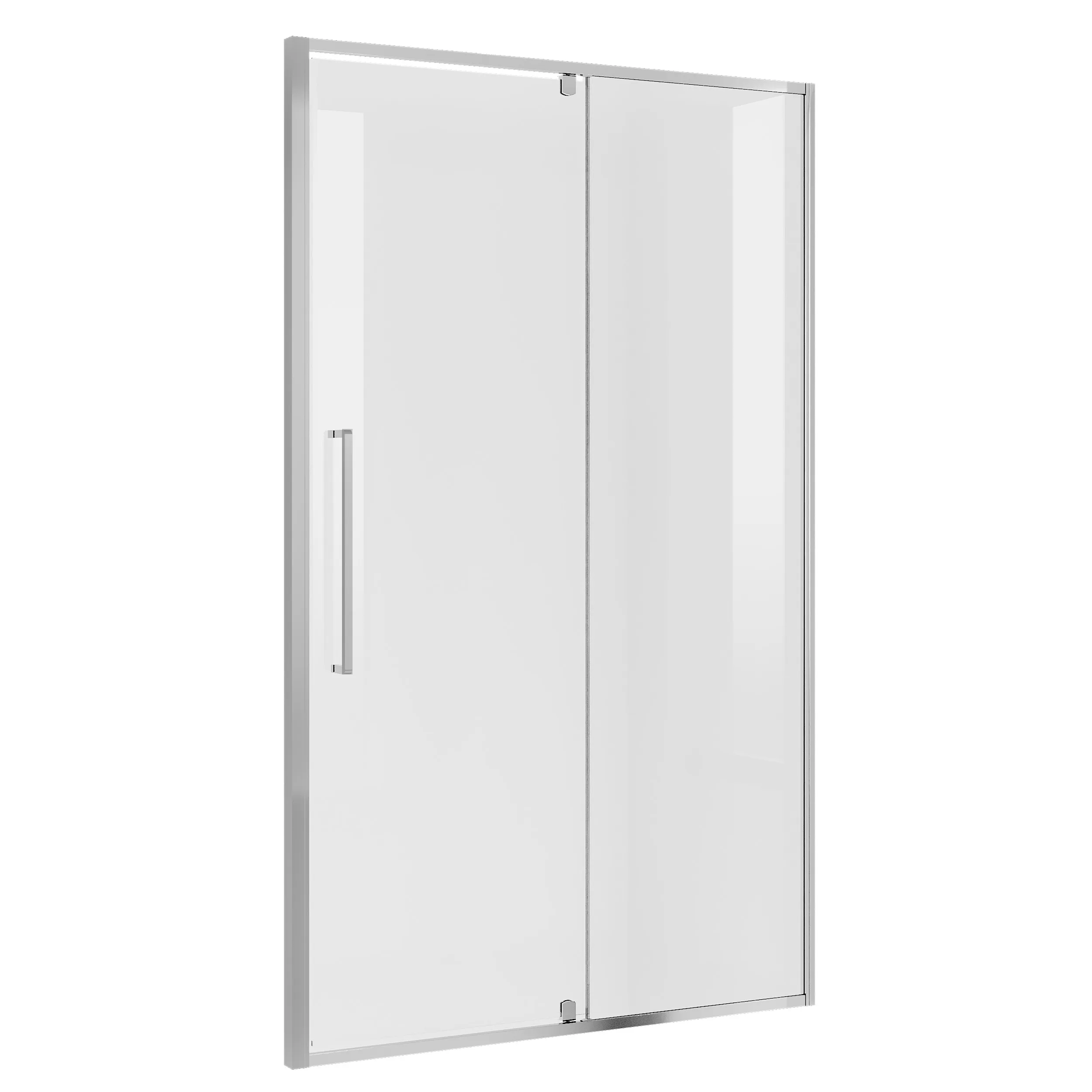 Дверь в нишу Niagara Nova (110х195) хром,стекло прозрачное,дверь распашная,1 место NG-66-11A 