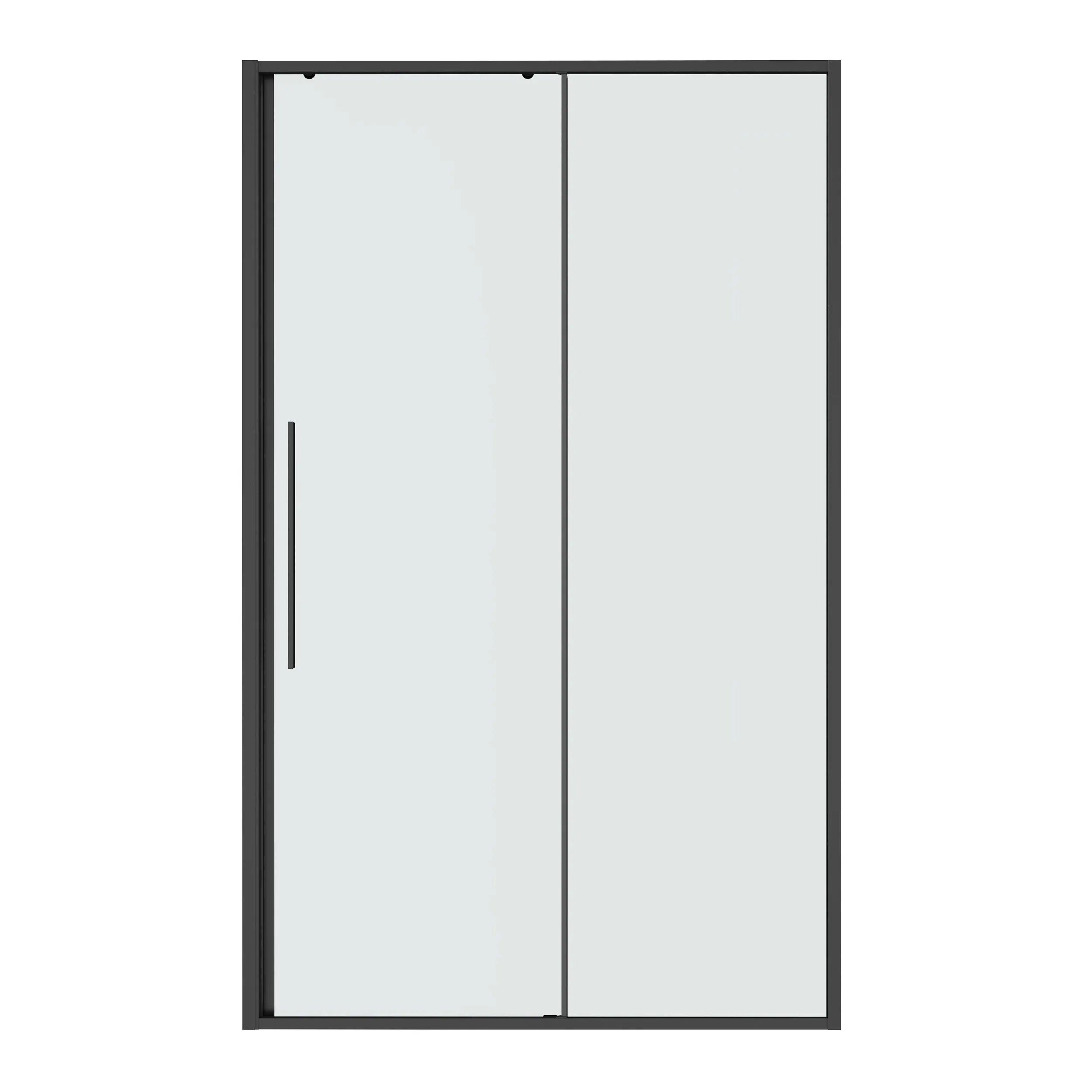 Дверь в нишу Niagara Nova (130х195) раздвижная,графит,стекло прозрачное,1 место NG-34-13AGR 