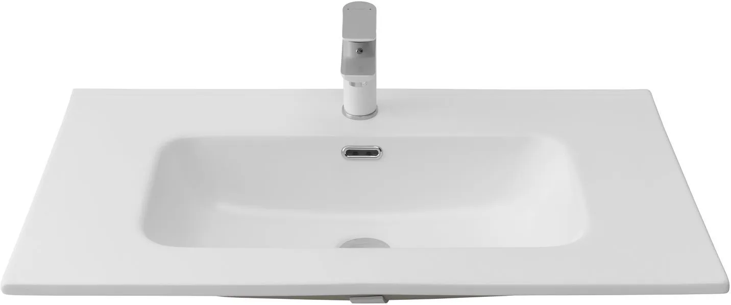Раковина Aquanet Flat 80 белая матовая