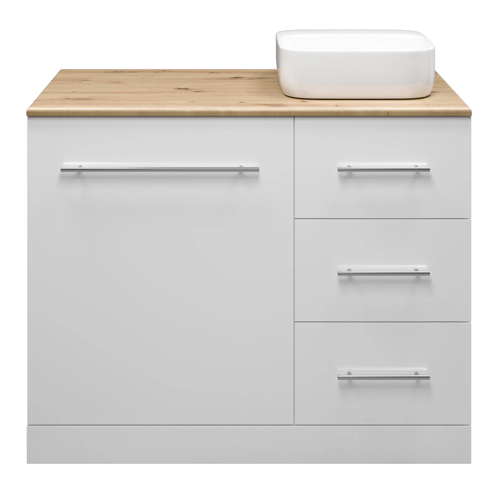 Тумба Misty Респект 110 под стиральную машину правая