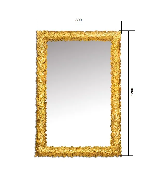 Зеркало NATURA, золото, 80х120 