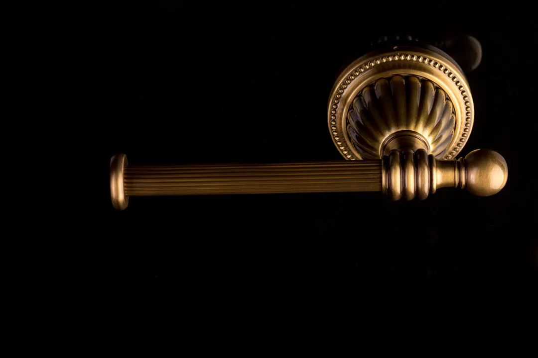 Держатель для туалетной бумаги без крышки HERMITAGE BRONZE