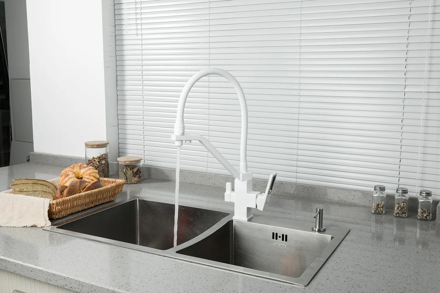 Смеситель для кухни с фильтром для питьевой воды GAPPO G4317-8