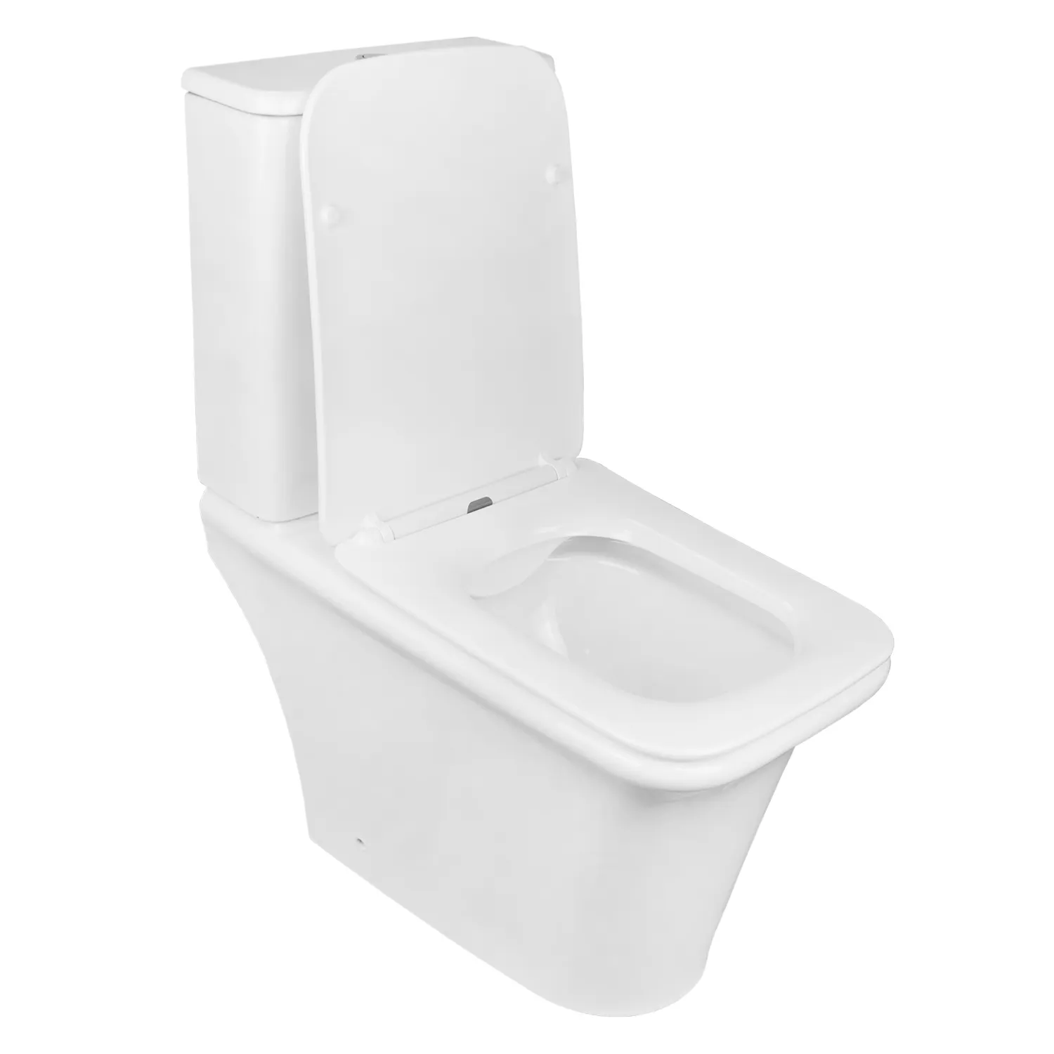 Унитаз-компакт Azario AVERO 660x360х820 напольный, безободковый с бачком и сиденьем микролифт () AZ-3121