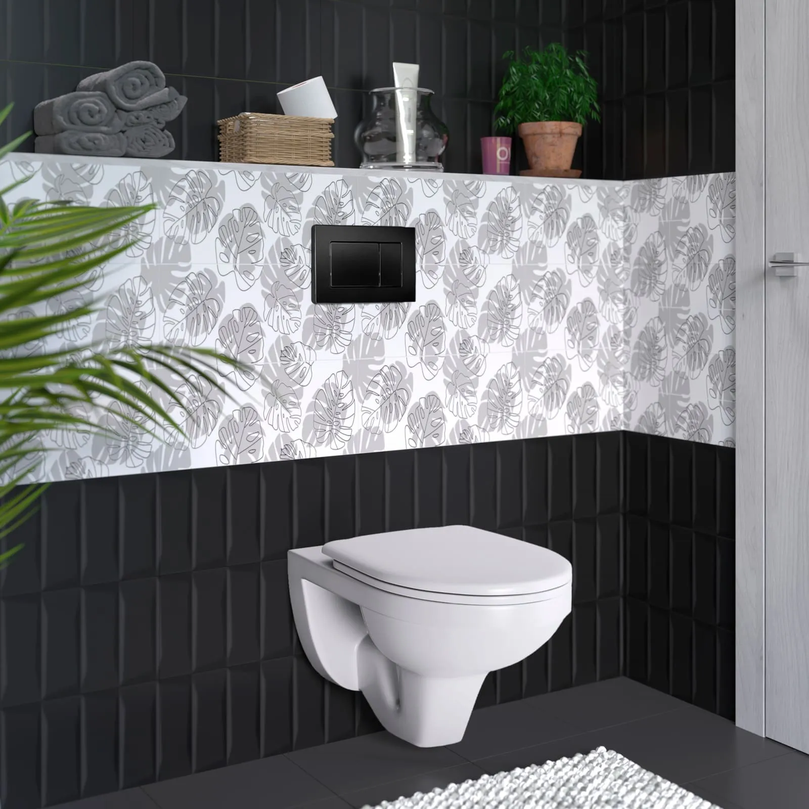 АТОМ 410  кнопка Черный