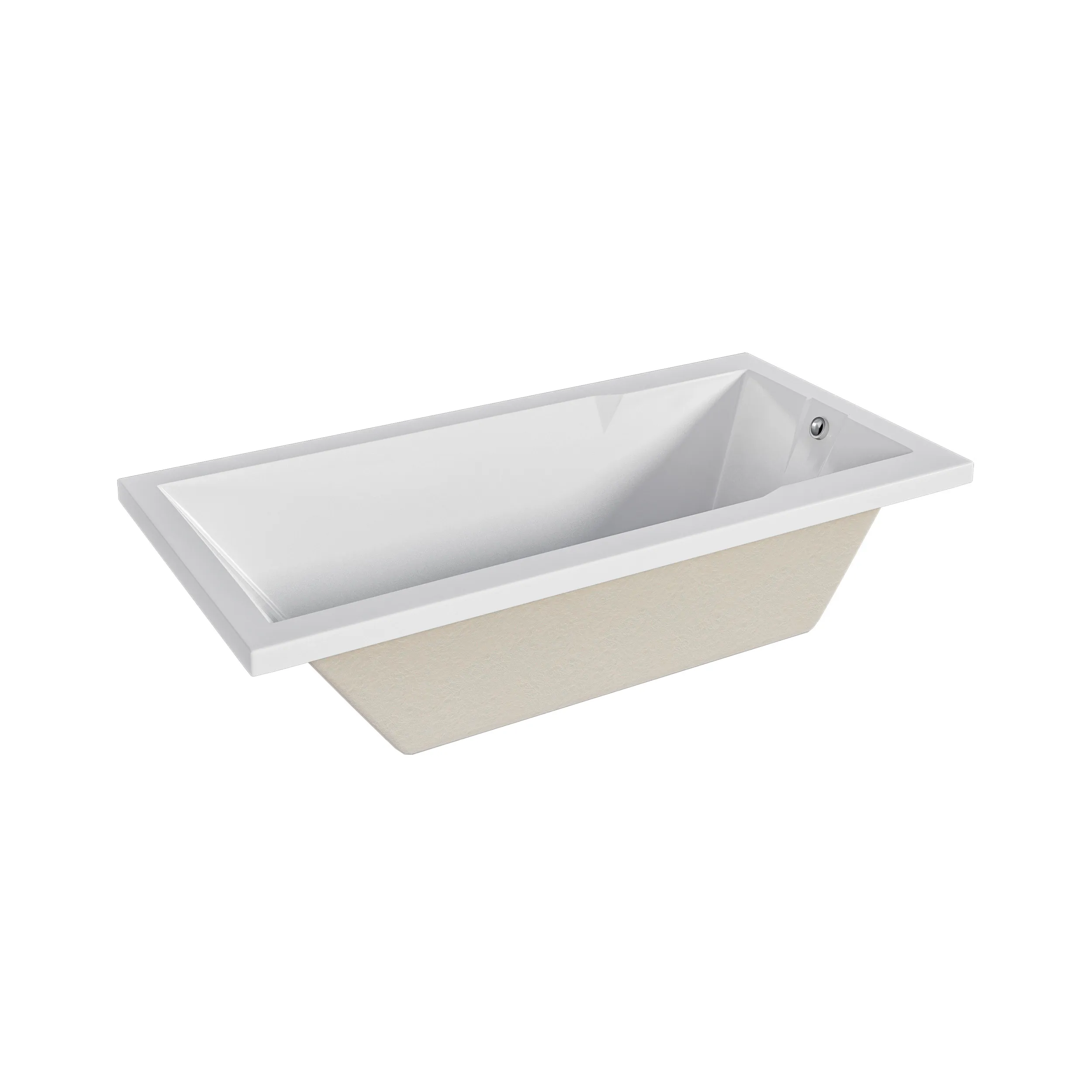 Ванна акриловая Marka One RAGUZA 180х80 Прямоугольная белая 01ра1880