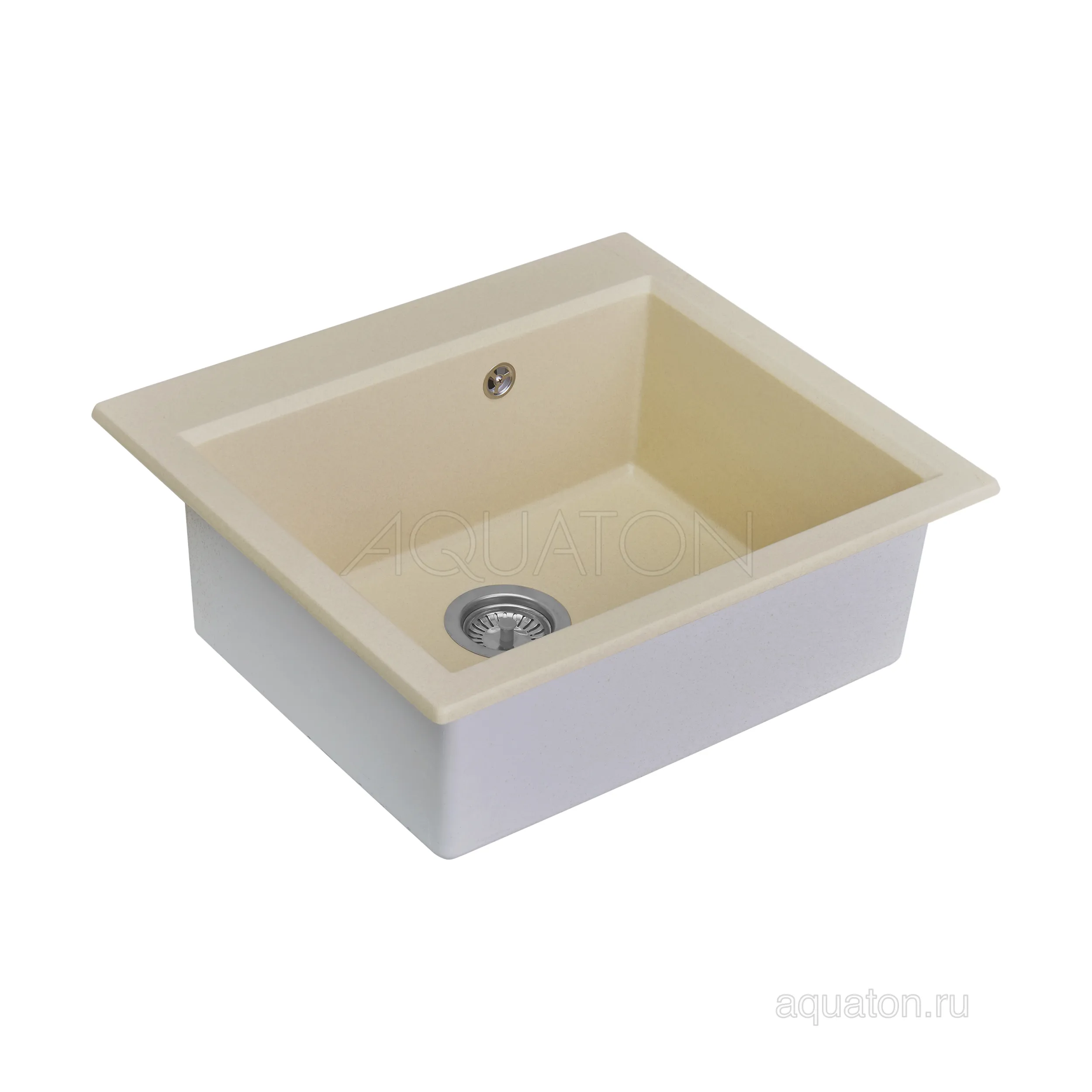 Мойка кухонная Aquaton Линеа 58 шампань