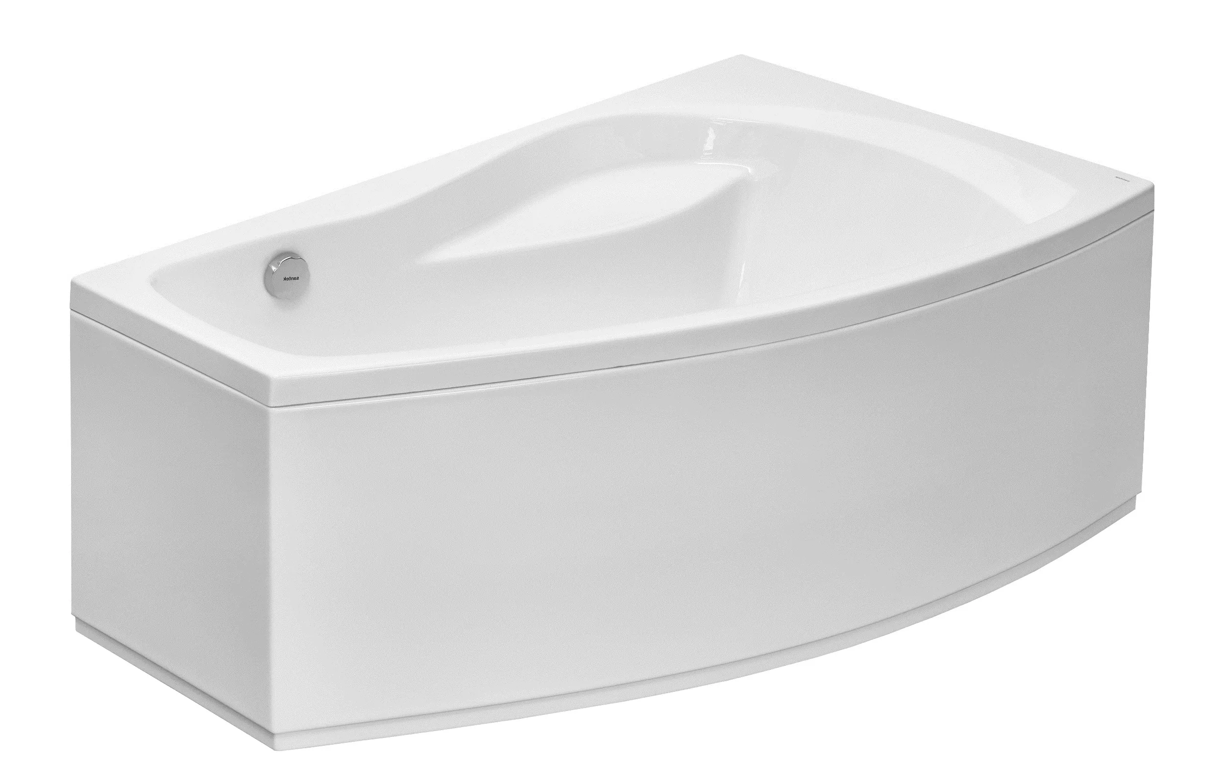 Акриловая ванна Santek Майорка XL 160х95 правая асимметричная белая 1WH111990 Акриловая ванна Santek Майорка XL 160х95 правая асимметричная белая 1WH111990