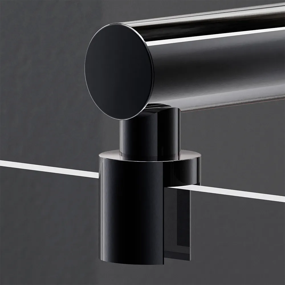 W94UWI-100-F1-MTE X-Joy Душевая перегородка 100x195, стекло прозр. 8 мм + покрытие, фурнитура мат хр 