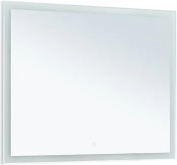 Зеркало Aquanet Гласс 120 белый LED 